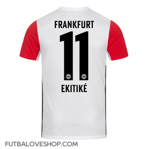 Dres Eintracht Frankfurt Hugo Ekitike #11 Domáci 2024-25 Krátky Rukáv